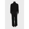 Tracksuit with green inserts