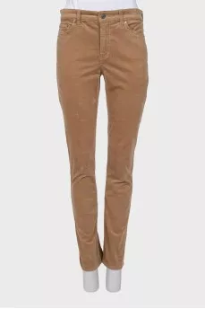 Slim fit corduroy jeans