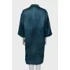 Silk dress with buttons