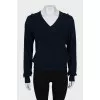 Knitted cashmere pullover
