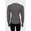 Long sleeve with voluminous sleeves and lurex