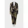 Jumpsuit with gold print
