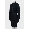 Dark blue denim dress