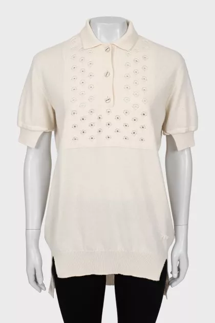 Short Sleeve Cashmere Sweater