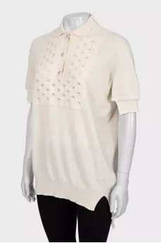Short Sleeve Cashmere Sweater