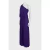 Purple One Shoulder Maxi Dress