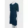 Knitted dress with buttons