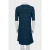 Knitted dress with buttons