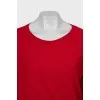 Asymmetrical wool dress
