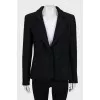 Slim fit tweed jacket