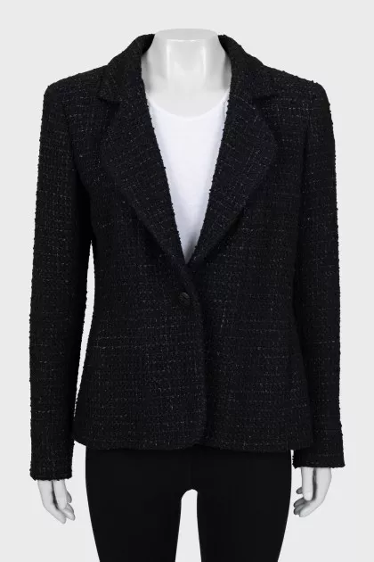 Slim fit tweed jacket