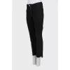 Slim fit jeans with raw hem