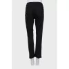 Slim fit jeans with raw hem