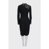Black fitted dress