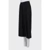 Black straight culottes