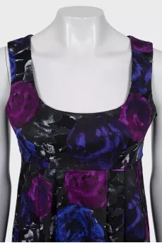 Floral dress with tag
