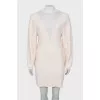 Wool dress with tag
