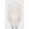 Wool dress with tag