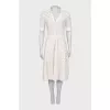 Fitted dress with pattern