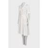 Fitted dress with pattern