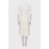 Fitted dress with pattern