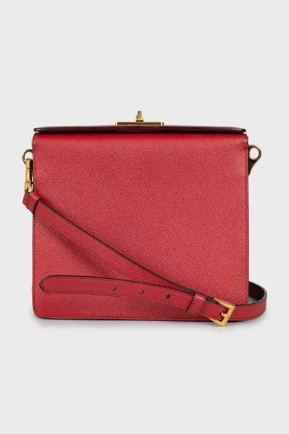 Red crossbody bag