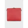 Red crossbody bag