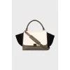 Mixed color tote bag