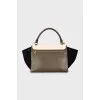 Mixed color tote bag