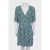 Floral wrap dress