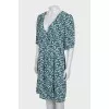 Floral wrap dress