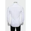 Men's white fitted shirt