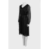 Black dress with lurex