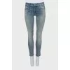 Low Rise Blue Skinny Jeans