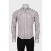 Men's Slim Fit Plaid Shirt