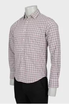 Men's Slim Fit Plaid Shirt