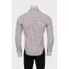 Men's Slim Fit Plaid Shirt