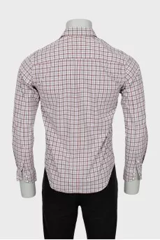 Men's Slim Fit Plaid Shirt