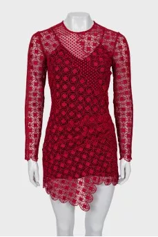 Slim fit woven dress