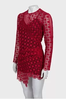 Slim fit woven dress