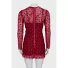 Slim fit woven dress