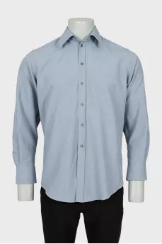 Men's blue dress shirt