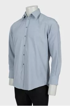 Men's blue dress shirt