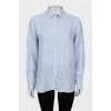 Straight-fit striped shirt