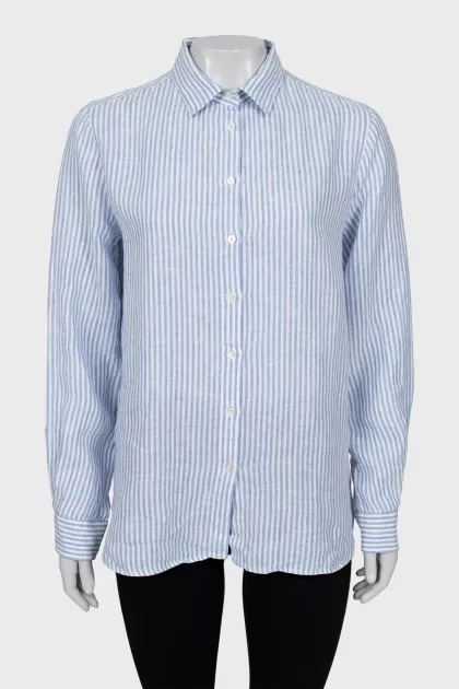 Straight-fit striped shirt