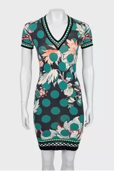 Floral bodycon dress