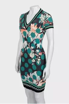 Floral bodycon dress