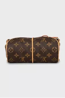 Toiletry bag in branded print
