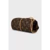 Toiletry bag in branded print