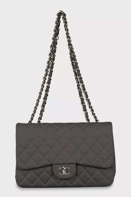 Bag Classic Double Flap Quilted Jersey